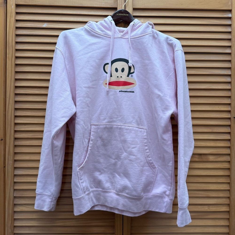 Anti Social social Club Paul Frank hoodie size medium